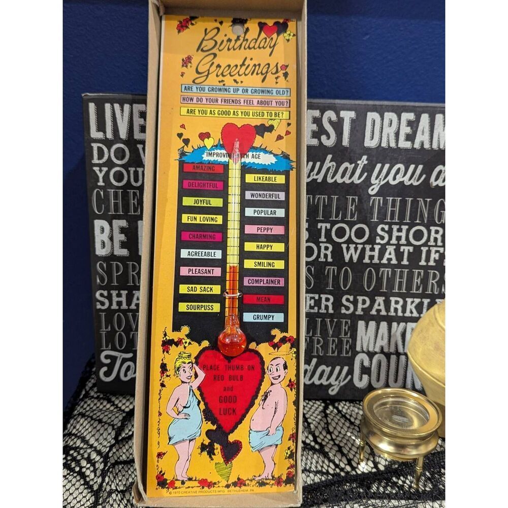 💎2/25 Vintage 1967 Birthday Barometer